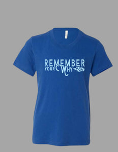 Remember Your Why Royal Bella + Canvas Tee