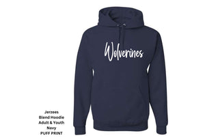 DNH AAU Volleyball Navy Hoodie