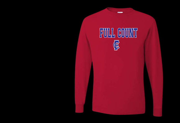Full Count Red Long Sleeved Tee
