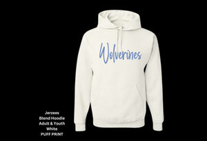DNH AAU Volleyball White Hoodie