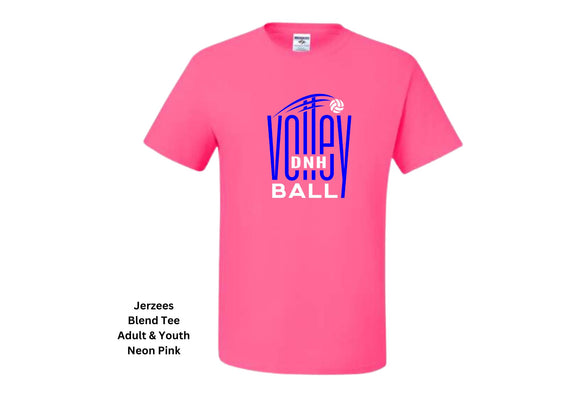 DNH AAU Volleyball Neon Pink Tee