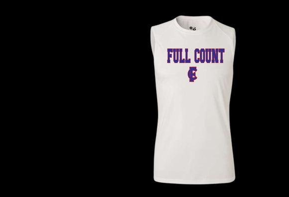 Full Count White Dry Fit Cutoff