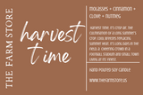 Harvest Time Wax Melt