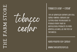 Tobacco Cedar Wax Melts